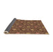 Thickness of Patterned Bronze Brown Rug, pat1282org