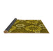 Thickness of Patterned Yellow Rug, pat1285yw