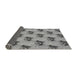 Thickness of Patterned Ash Gray Rug, pat1287gry