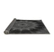 Thickness of Patterned Charcoal Black Rug, pat129gry