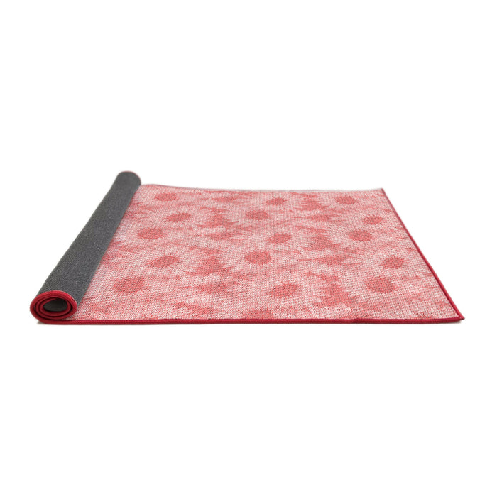 Thickness of Patterned Red Rug, pat1292rd