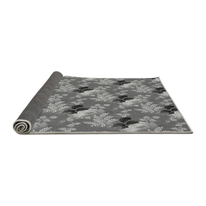 Thickness of Patterned Gray Rug, pat1293gry