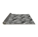 Thickness of Patterned Gray Rug, pat1293gry