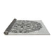 Thickness of Patterned Gray Rug, pat1294gry