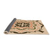 Thickness of Patterned Light Brown Rug, pat1296org