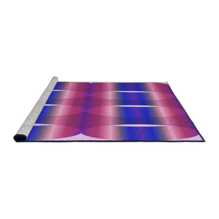 Sideview of Machine Washable Transitional Medium Orchid Purple Rug, wshpat13pur
