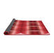 Thickness of Patterned Red Rug, pat13rd