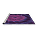 Sideview of Machine Washable Transitional Dark Purple Rug, wshpat130pur