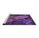 Sideview of Machine Washable Transitional Purple Rug, wshpat1302pur