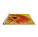 Sideview of Machine Washable Transitional Scarlet Red Rug, wshpat1303yw