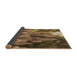 Thickness of Patterned Bronze Brown Rug, pat1305brn