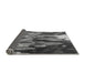 Thickness of Patterned Black Rug, pat1305gry