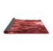 Thickness of Patterned Red Rug, pat1305rd