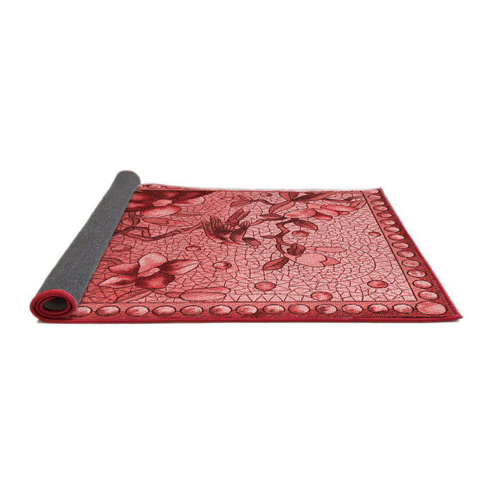 Thickness of Patterned Red Rug, pat1306rd