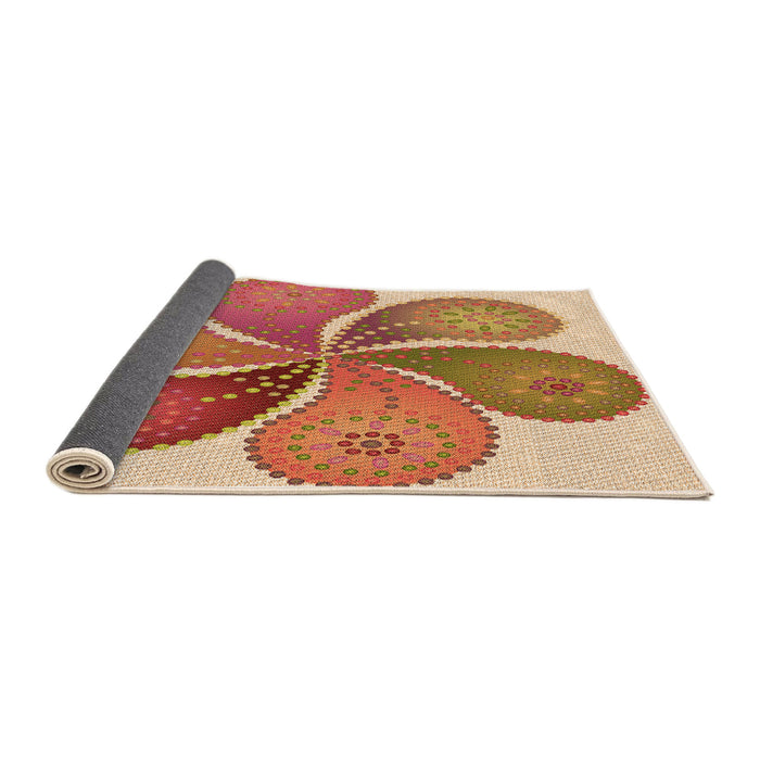 Thickness of Patterned Red Rug, pat1308org