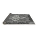 Thickness of Patterned Dark Gray Rug, pat1309gry