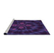 Sideview of Machine Washable Transitional Amethyst Purple Rug, wshpat131pur