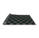 Thickness of Patterned Midnight Gray Rug, pat1310lblu