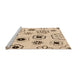 Sideview of Machine Washable Transitional Copper Brown Rug, wshpat1314org