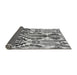 Thickness of Patterned Silver Gray Rug, pat1315gry