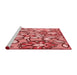 Sideview of Machine Washable Transitional Light Coral Pink Rug, wshpat1316rd