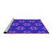 Sideview of Machine Washable Transitional ly Purple Rug, wshpat1318pur
