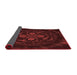 Thickness of Patterned Tomato Red Rug, pat132rd