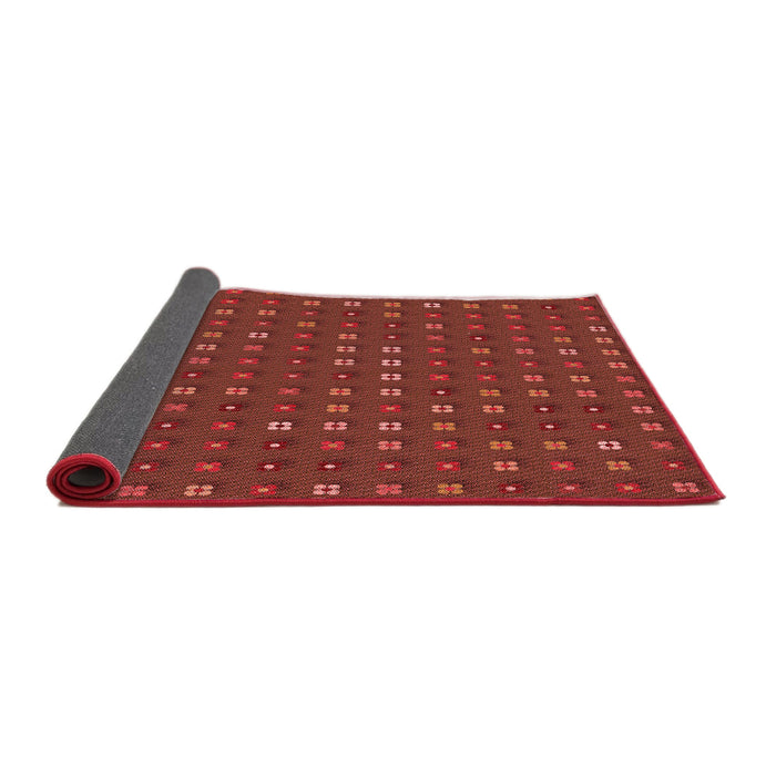 Thickness of Patterned Red Rug, pat1323rd