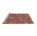 Sideview of Machine Washable Transitional Peru Brown Rug, wshpat1324brn