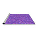 Sideview of Machine Washable Transitional Purple Rug, wshpat1325pur