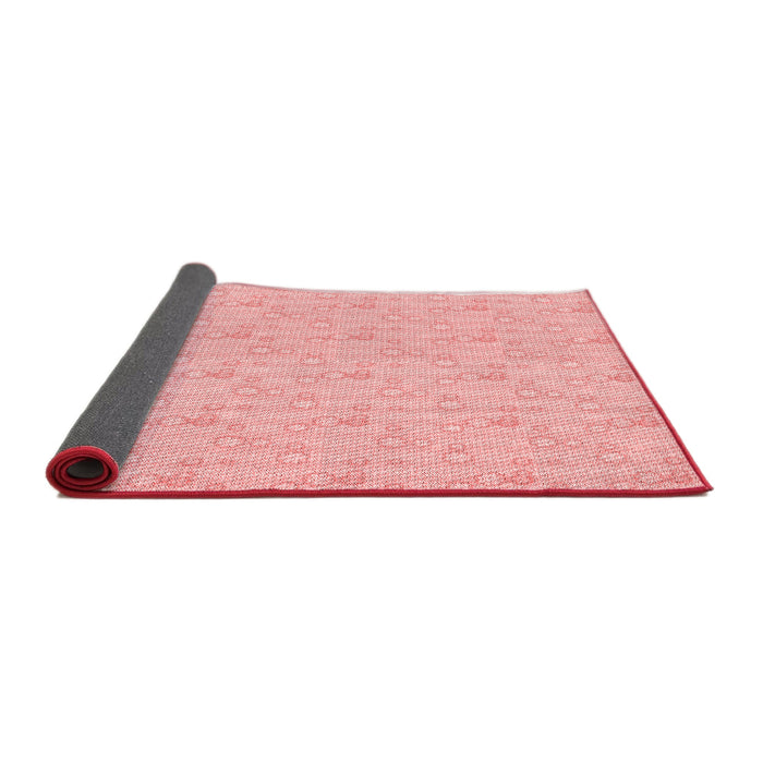 Thickness of Patterned Red Rug, pat1327rd