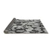 Thickness of Patterned Silver Gray Rug, pat133gry