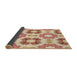 Thickness of Patterned Orange Rug, pat1334brn