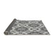 Thickness of Patterned Smokey Gray Rug, pat1336gry