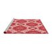 Sideview of Machine Washable Transitional Light Coral Pink Rug, wshpat1336rd