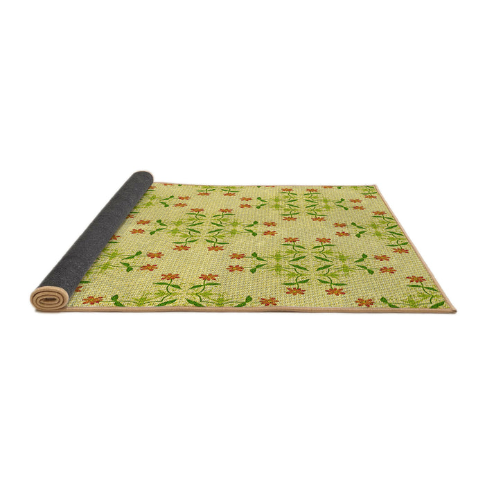 Thickness of Patterned Brown Rug, pat1338yw