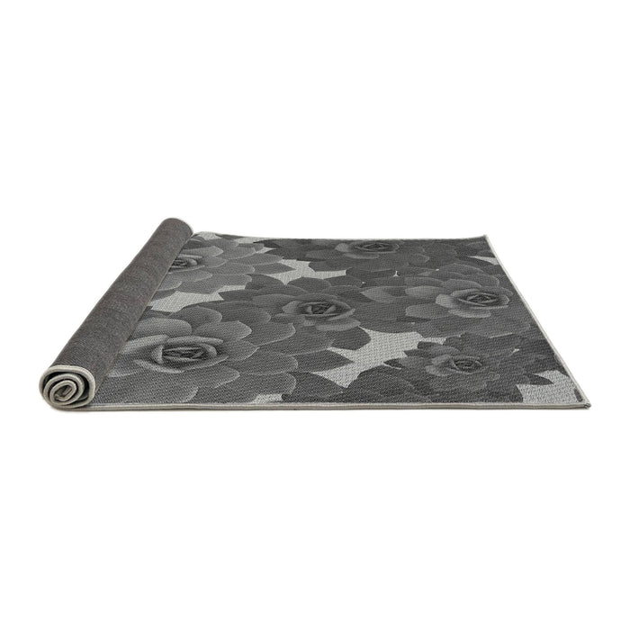 Thickness of Patterned Gray Rug, pat1342gry