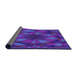 Thickness of Patterned Purple Rug, pat1344pur