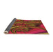 Thickness of Patterned Red Rug, pat1347org