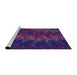 Sideview of Machine Washable Transitional Purple Violet Purple Rug, wshpat1348pur