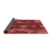 Thickness of Patterned Red Rug, pat1350rd