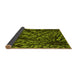 Thickness of Patterned Pistachio Green Rug, pat1351yw