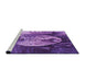 Sideview of Machine Washable Transitional Purple Rug, wshpat1354pur