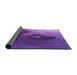 Thickness of Patterned Purple Rug, pat1355pur