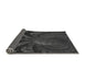 Thickness of Patterned Charcoal Black Rug, pat1361gry