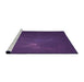 Sideview of Machine Washable Transitional Purple Violet Purple Rug, wshpat1364pur