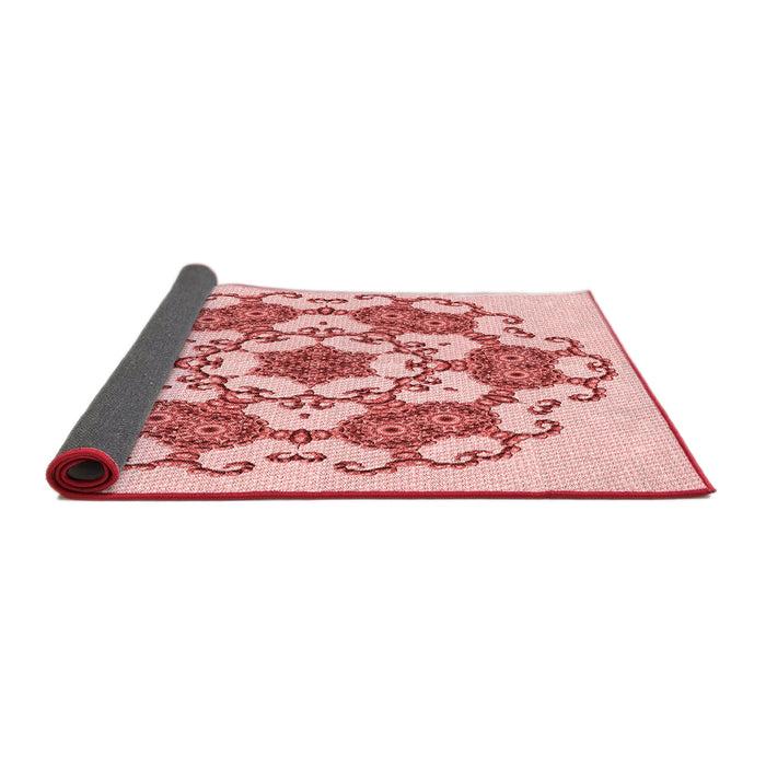Thickness of Patterned Red Rug, pat1365rd