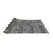 Thickness of Patterned Gray Rug, pat1368gry