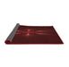 Thickness of Patterned Tomato Red Rug, pat1372rd