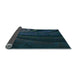 Thickness of Patterned Blue Rug, pat1375lblu